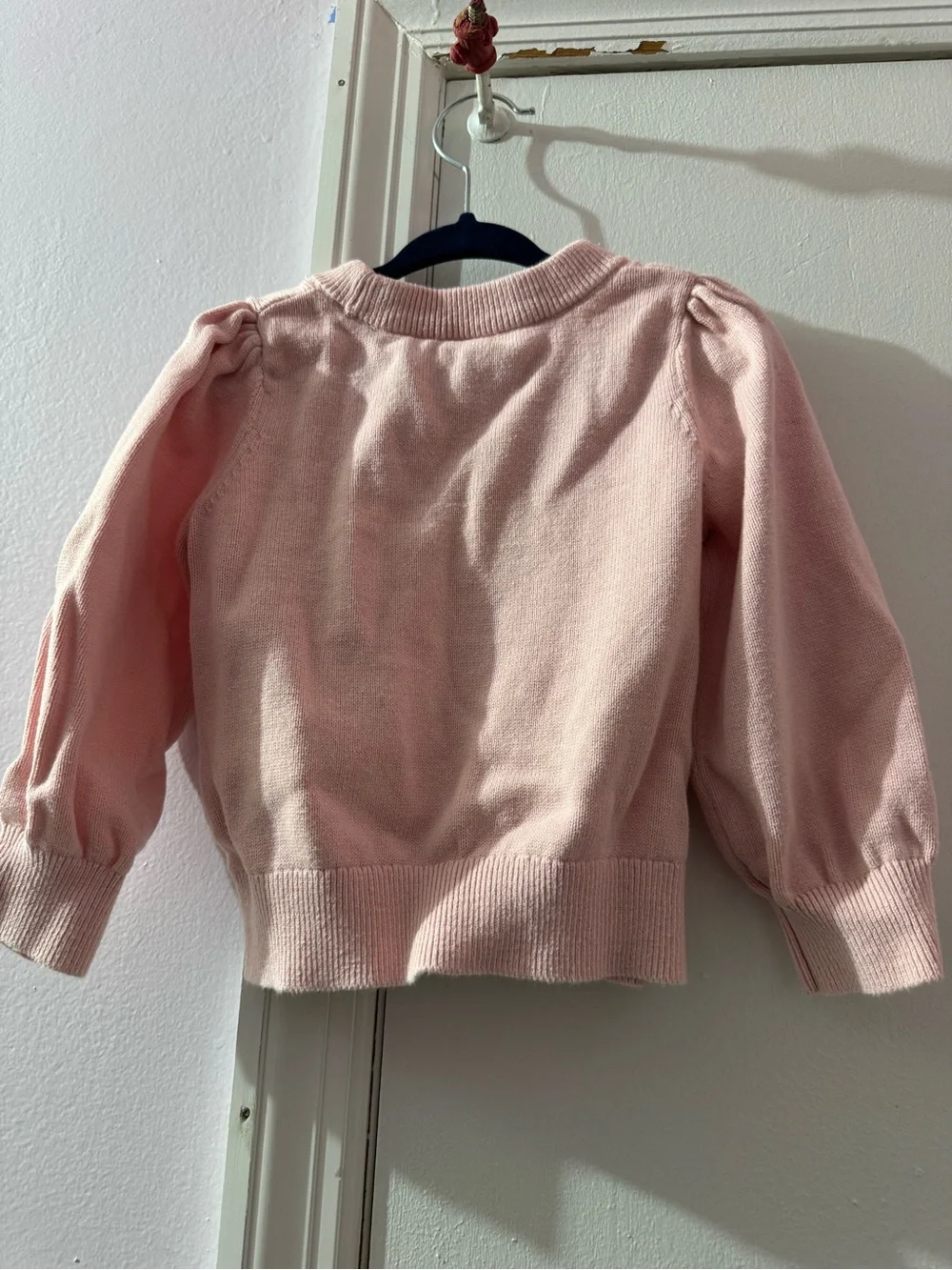GAP Pink Sweater with Dark Pink Bow Graphic, 2 available, twins